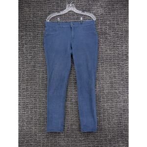 Anthropologie Pilcro and The Letterpress Pants Womens 30 Blue Skinny Corduroy